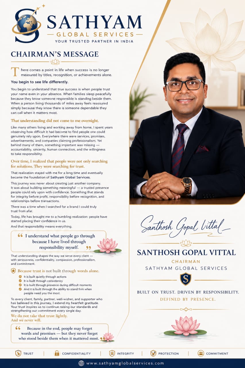 Santhosh Gopal Vittal - Founder & Chairman